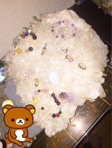 ヒマラヤ水晶のクラスター